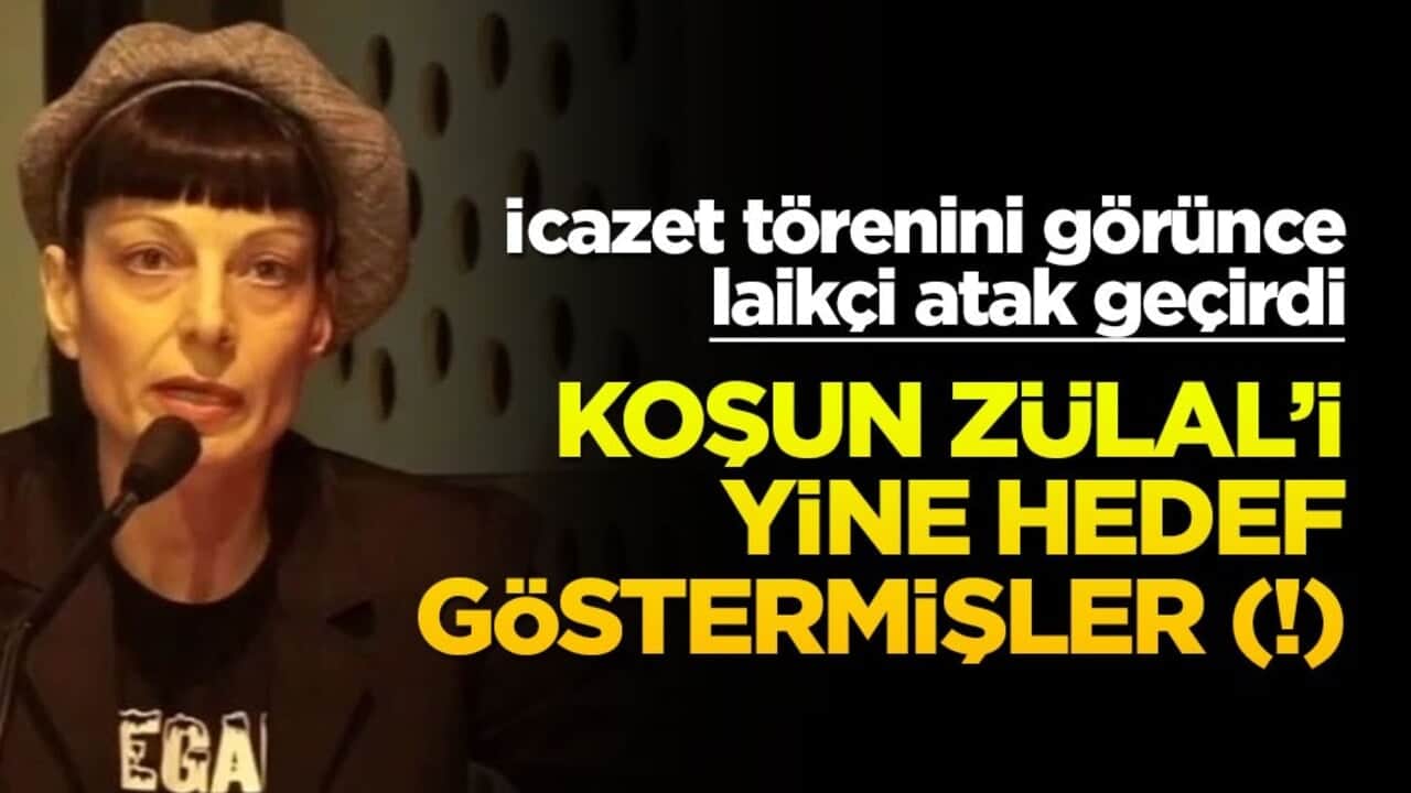 İcazet törenini görünce laikçi atak geçirdi! Koşun Zülal’i yine hedef göstermişler (!)