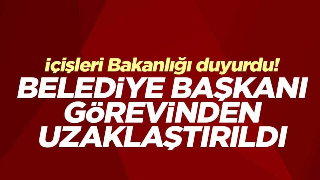 İçişleri Bakanlığı duyurdu: Seferihisar Belediye Başkanı İsmail Yetişkin görevinden uzaklaştırıldı