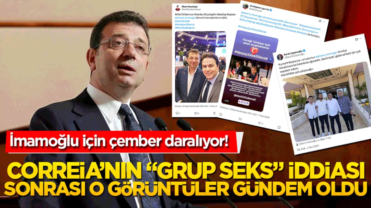İmamoğlu için çember daralıyor! Correia’nın "grup seks" iddiası sonrası o görüntüler gündem oldu