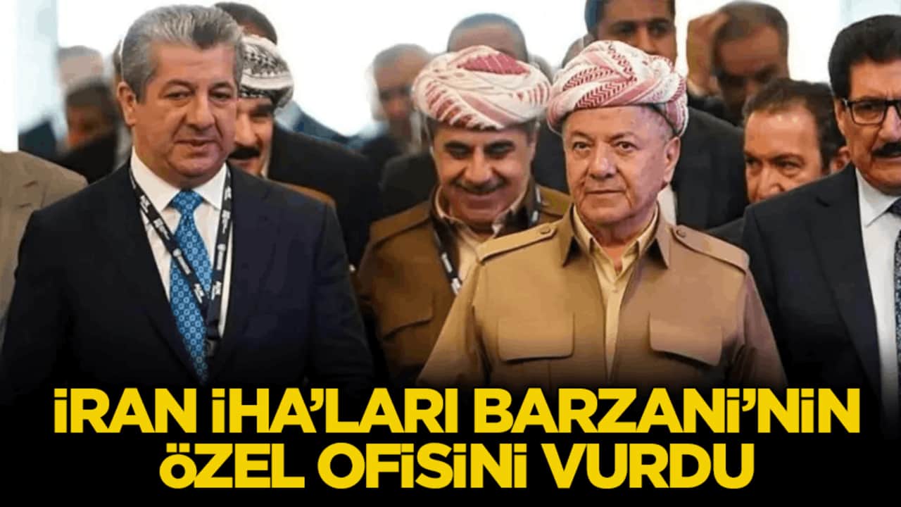 Irak basını duyurdu: İran İHA’ları Barzani’nin özel ofisini vurdu