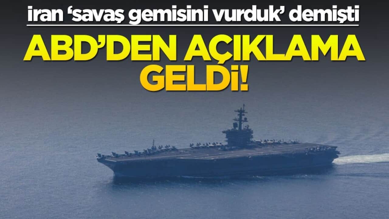 İran "ABD savaş gemisini vurduk" demişti... ABD'den açıklama geldi!