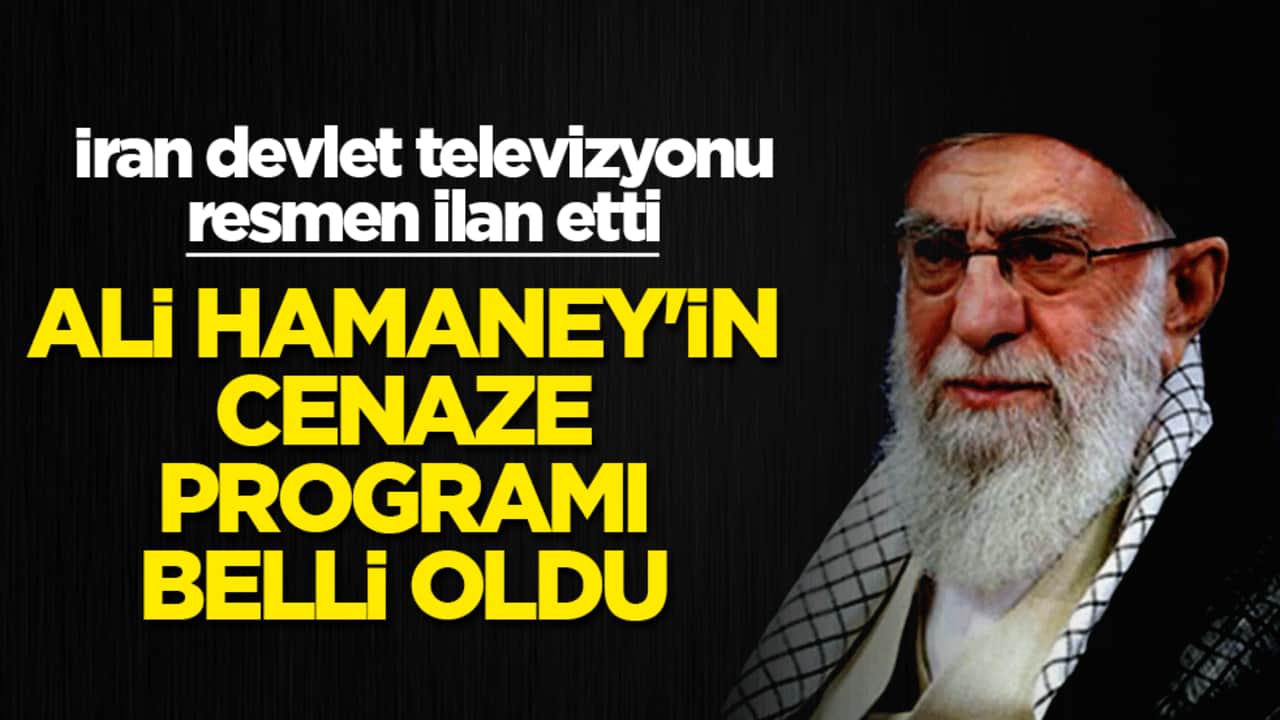 İran devlet televizyonu resmen ilan etti: Ali Hamaney’in cenaze programı belli oldu