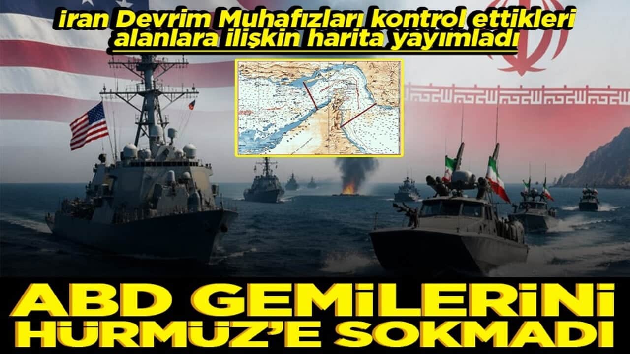 İran Devrim Muhafızları, kontrol ettikleri alanlara ilişkin harita yayımladı
