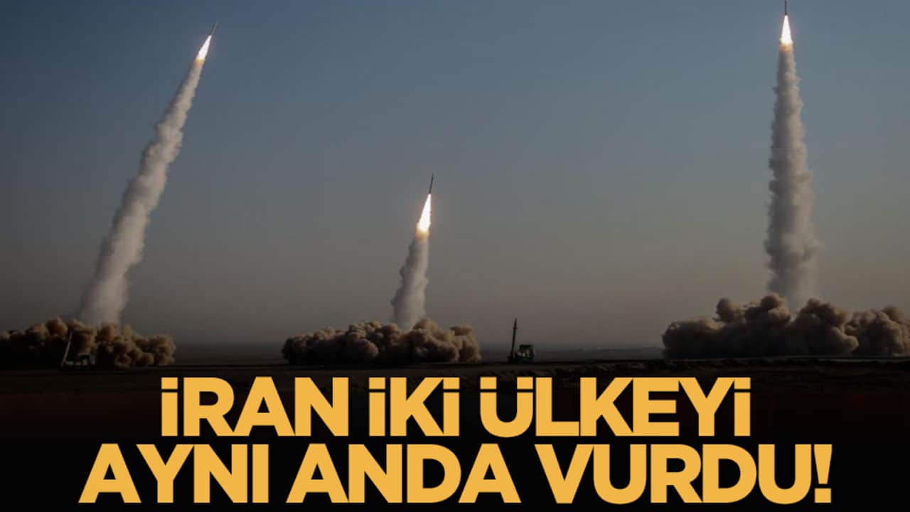İran iki ülkeyi aynı anda vurdu!