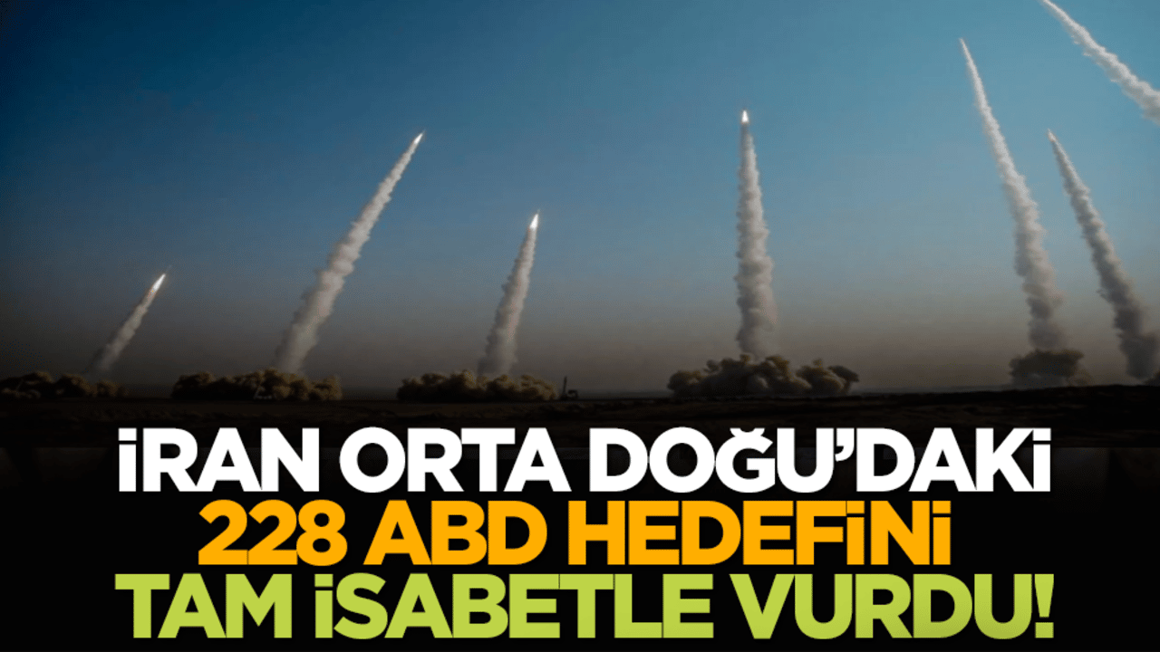 İran, Orta Doğu’daki 228 ABD hedefini tam isabetle vurdu!