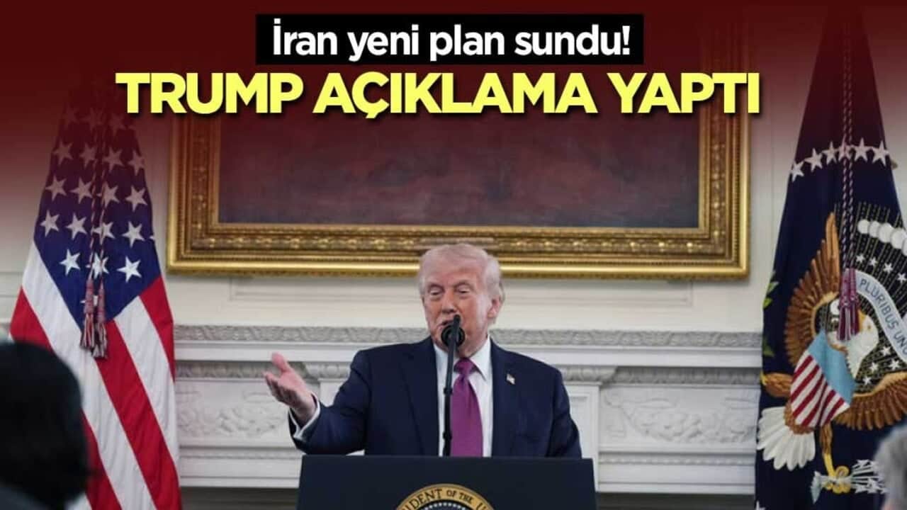 İran yeni plan sundu! Trump açıklama yaptı