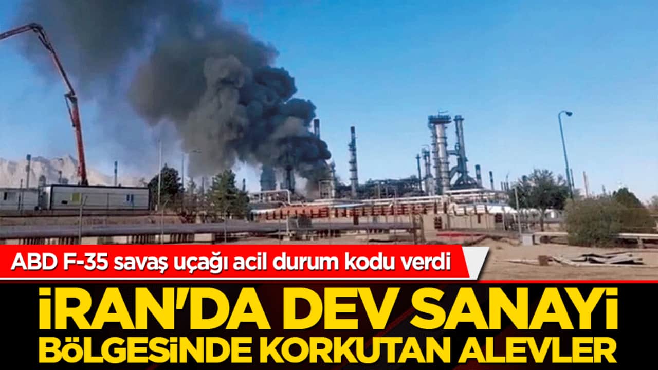 İran'da dev sanayi bölgesinde korkutan alevler!