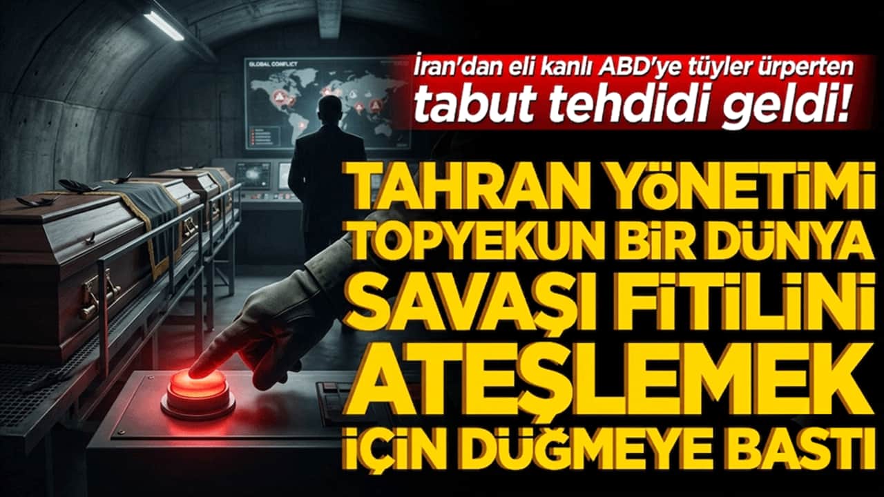 İran'dan eli kanlı ABD'ye tüyler ürperten tabut tehdidi geldi! Tahran yönetimi topyekun bir dünya savaşı fitilini ateşlemek için düğmeye bastı!