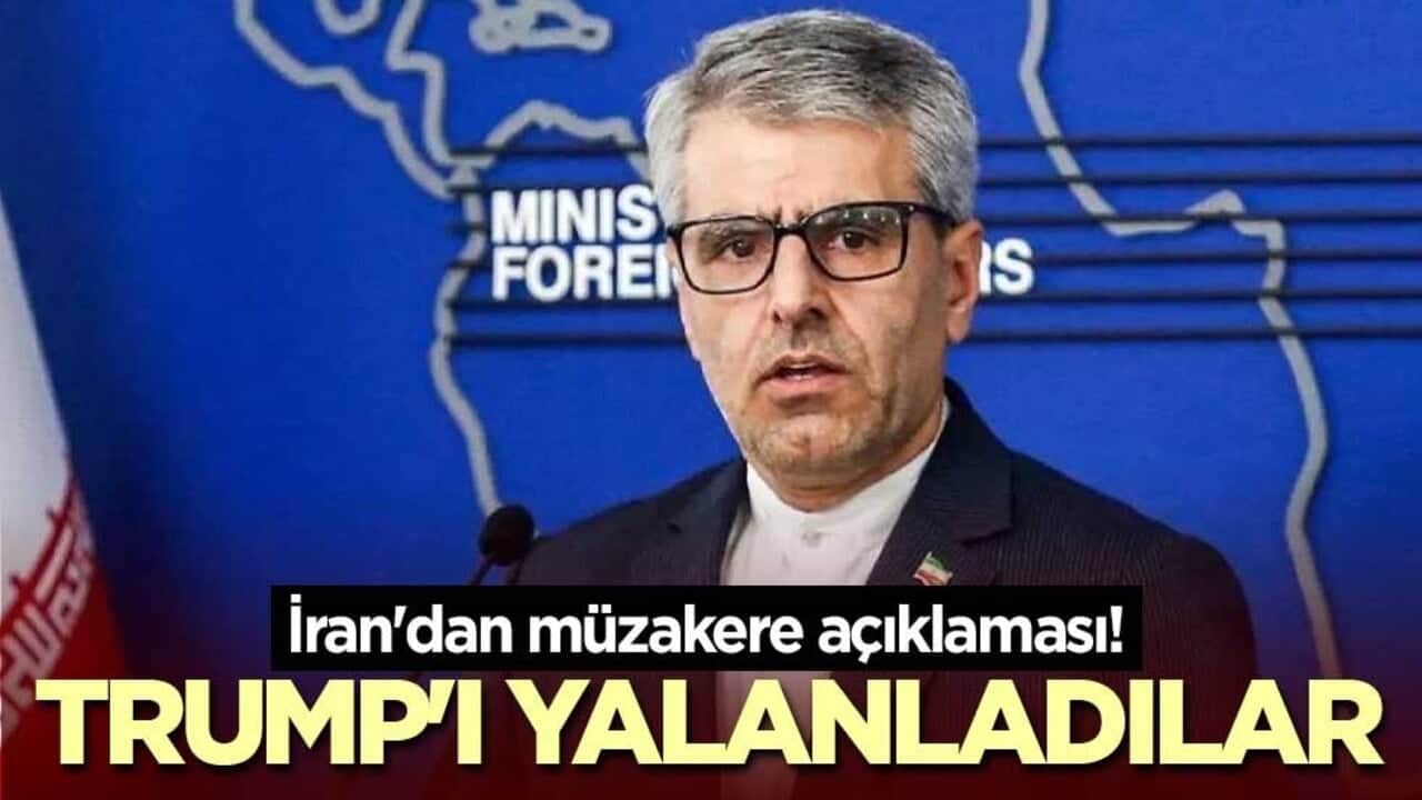 İran'dan müzakere açıklaması! Trump'ı yalanladılar