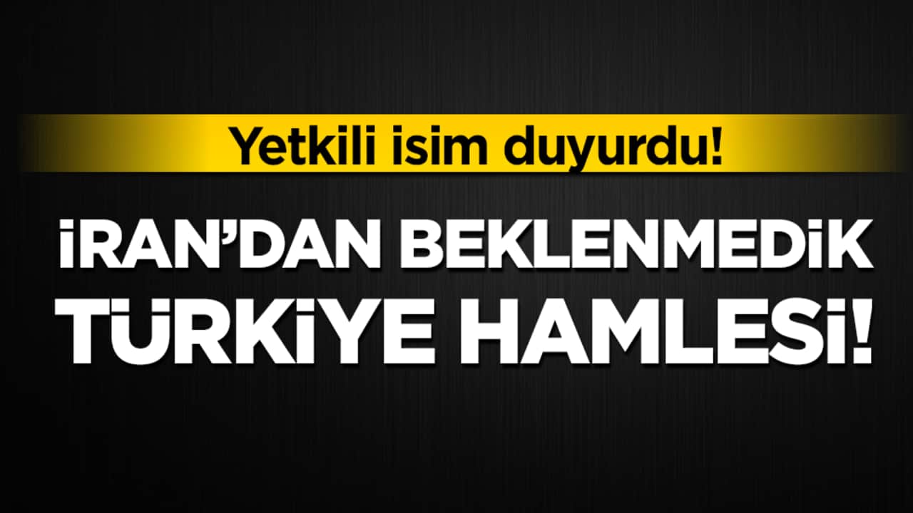İran'dan beklenmedik Türkiye hamlesi! Yetkili isim duyurdu!