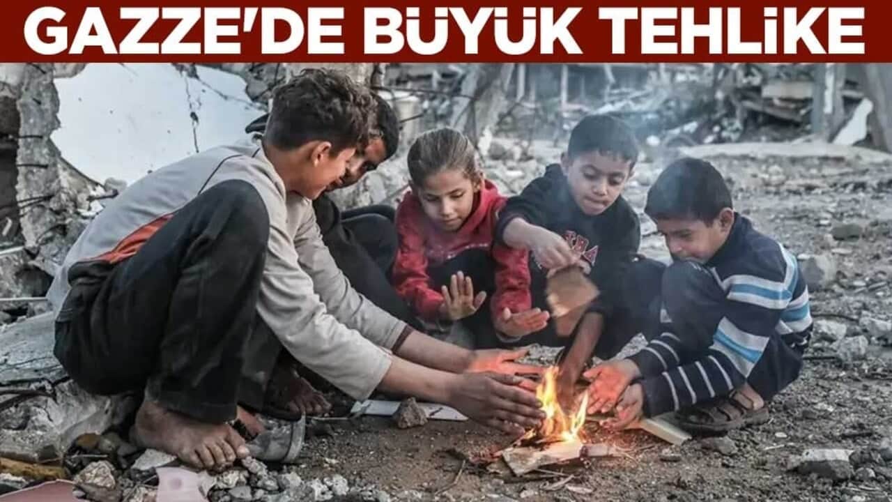 İsrail'in soykırım yaptığı Gazze'de büyük tehlike