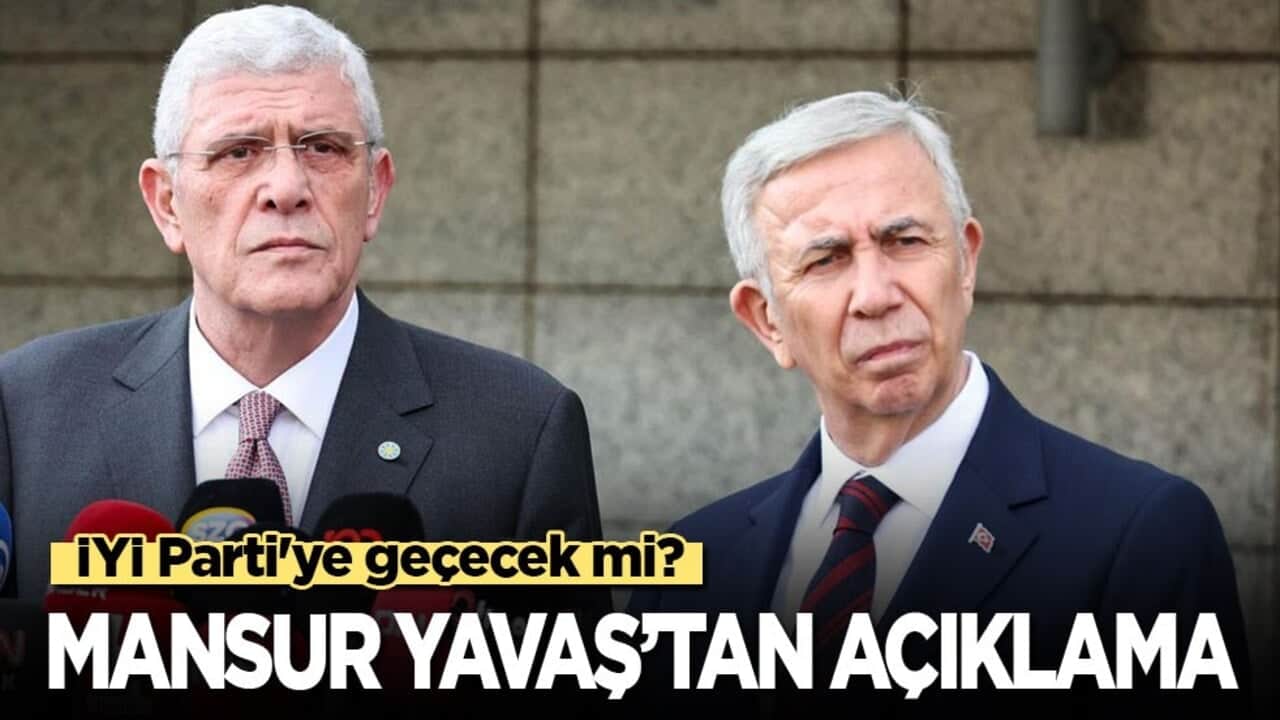 İYİ Parti'ye geçecek mi? Mansur Yavaş’tan açıklama geldi
