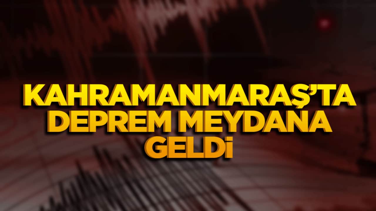Kahramanmaraş'ta 3.6 Büyüklüğünde Deprem