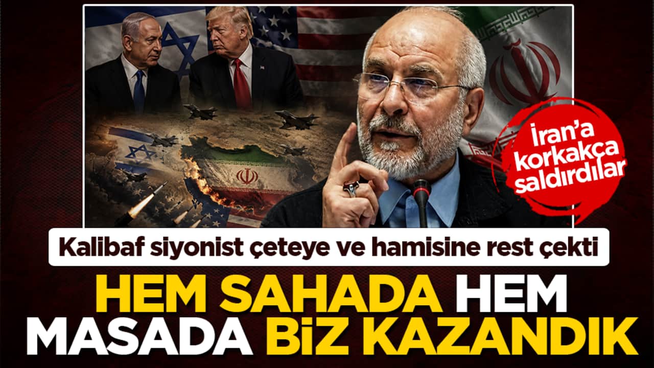 Kalibaf siyonist çeteye ve hamisine rest çekti! Hem sahada hem masada biz kazandık