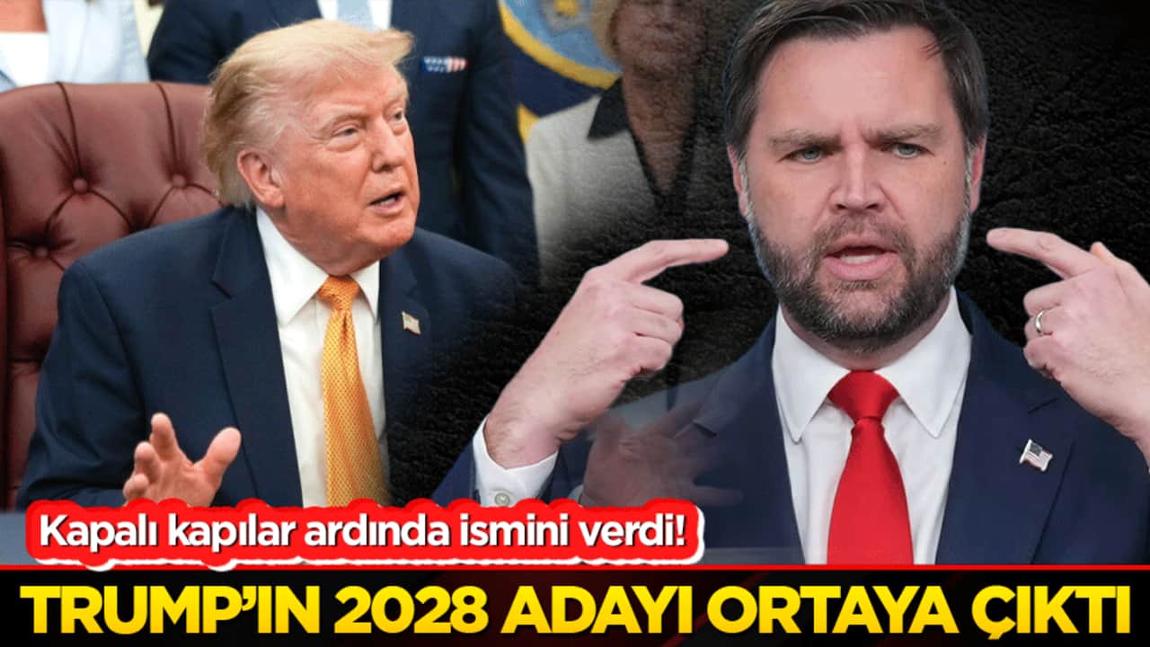 Kapalı kapılar ardında ismini verdi! Trump’ın 2028 adayı ortaya çıktı