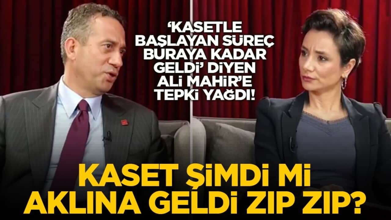 ‘Kasetle başlayan süreç buraya kadar geldi’ diyen Ali Mahir’e tepki yağdı! ‘Kaset şimdi mi aklına geldi zıp zıp?’