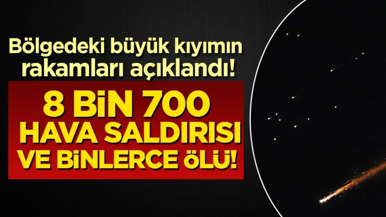 Katil İsrail ve ABD’den İran’a bomba yağmuru: 7 bin 600 hava saldırısı!