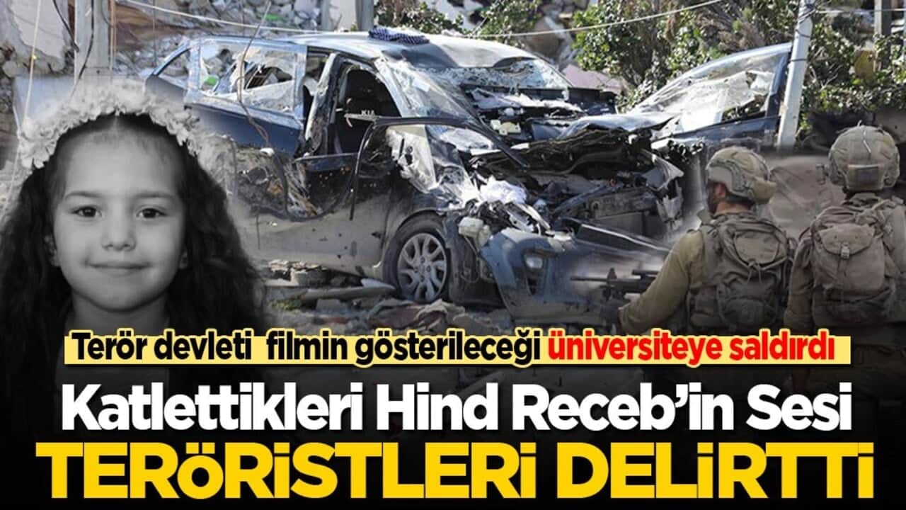 Katlettikleri Hind Receb’in Sesi, katilleri delirtti! İsrail askerleri Hind Receb'in Sesi filminin gösterileceği üniversiteye saldırdı
