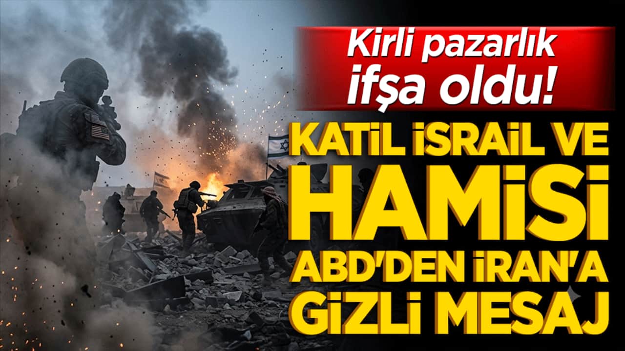 Kirli pazarlık ifşa oldu! Katil İsrail ve hamisi ABD'den İran'a gizli mesaj: "Füzeleri durdurun, saldırmayacağız!"