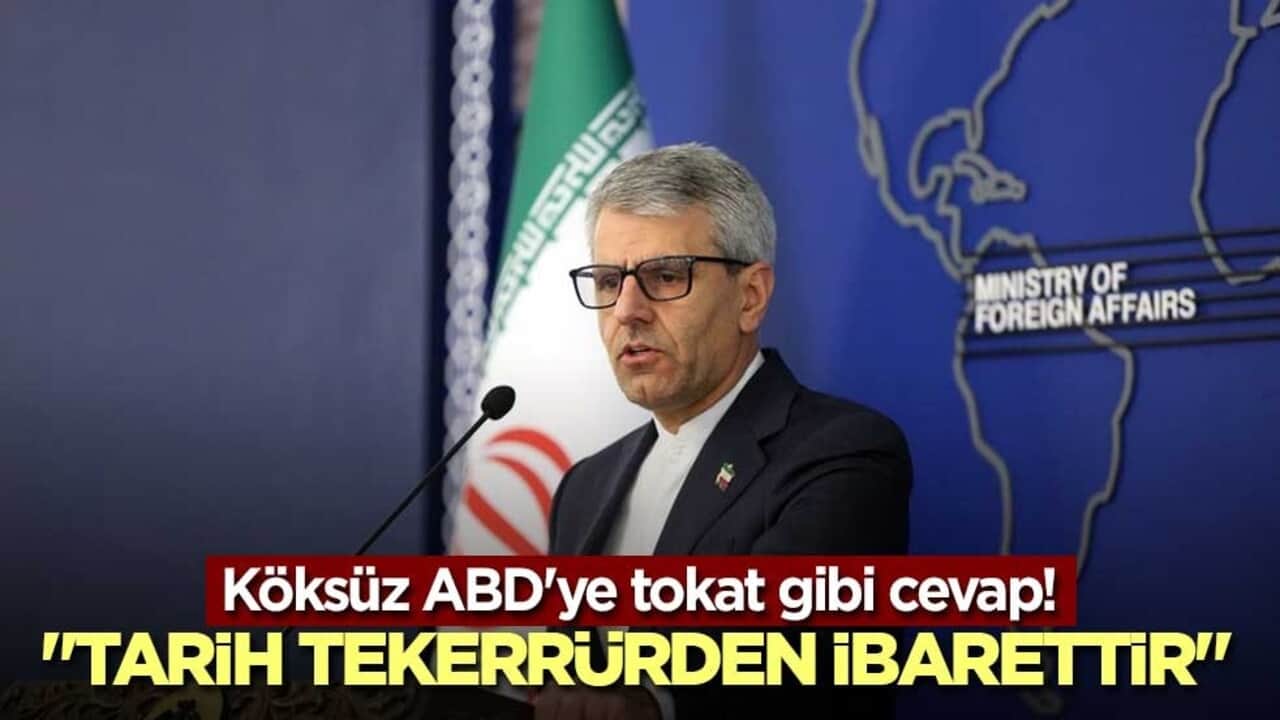 Köksüz ABD'ye tokat gibi cevap! "Tarih tekerrürden ibarettir"