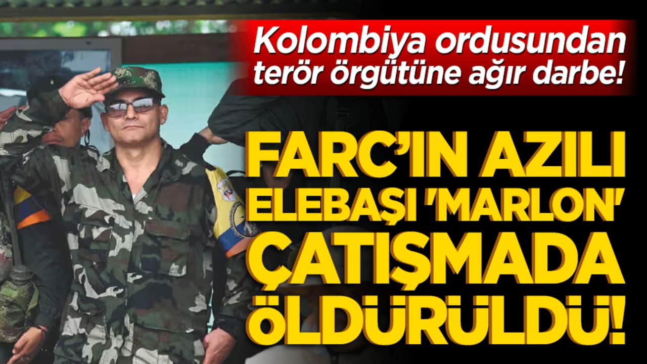 Kolombiya ordusundan terör örgütüne ağır darbe! FARC’ın azılı elebaşı 'Marlon' çatışmada öldürüldü!