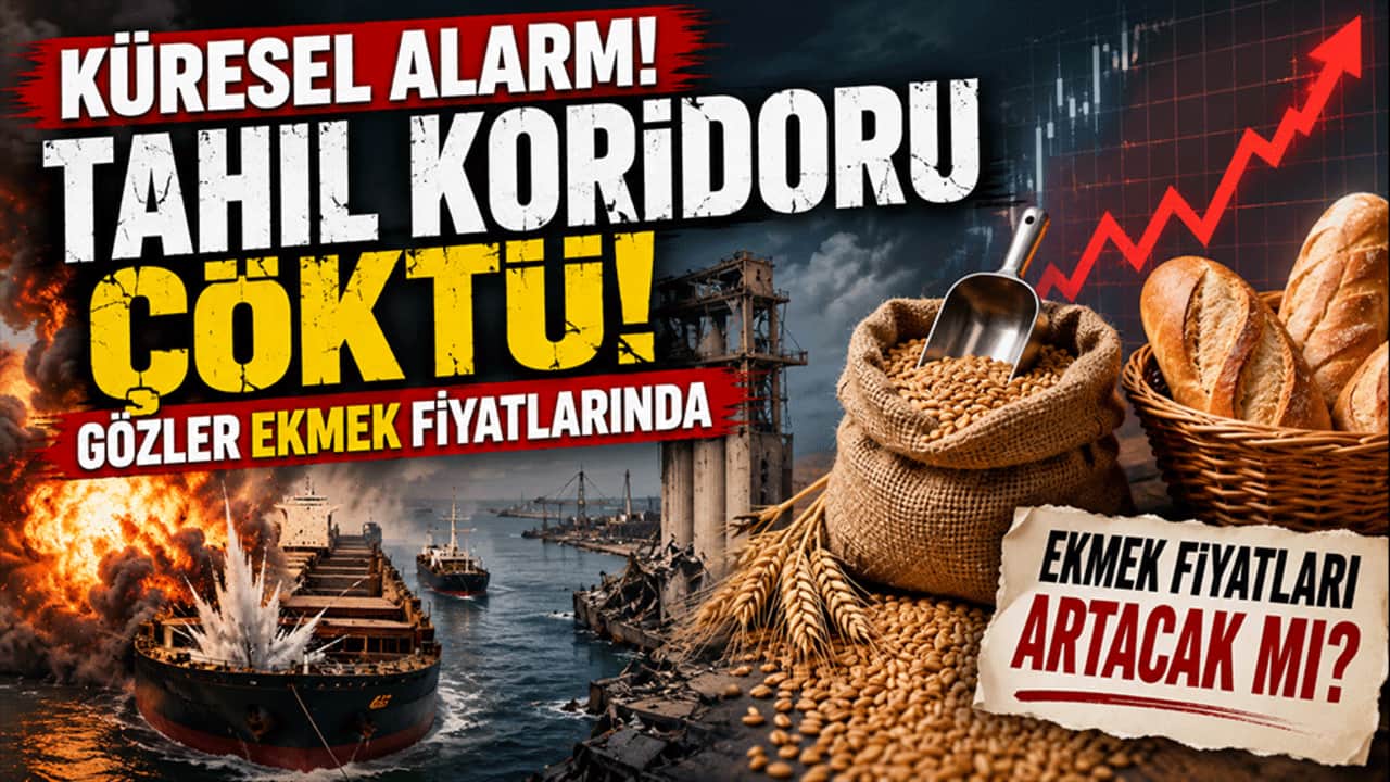 Küresel alarm! Tahıl koridoru çöktü, gözler ekmek fiyatlarında