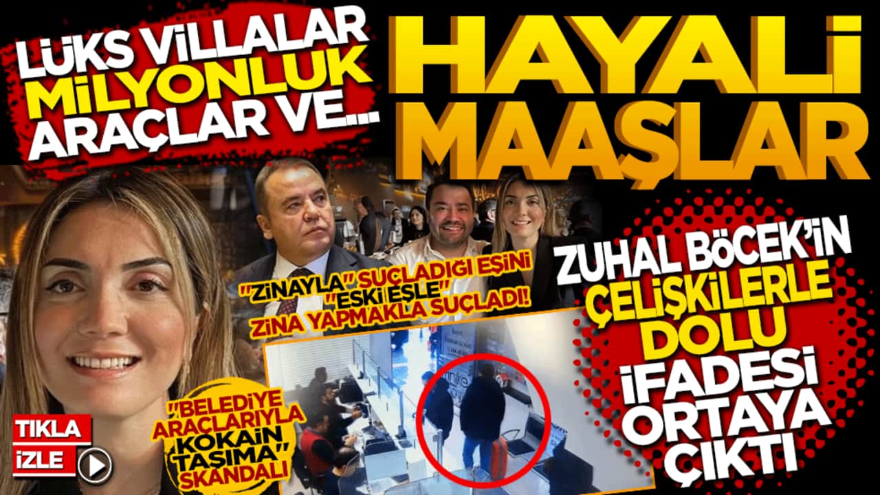 Lüks villalar, milyonluk araçlar ve hayali maaşlar: Zuhal Böcek’in çelişkilerle dolu ifadesi ortaya çıktı