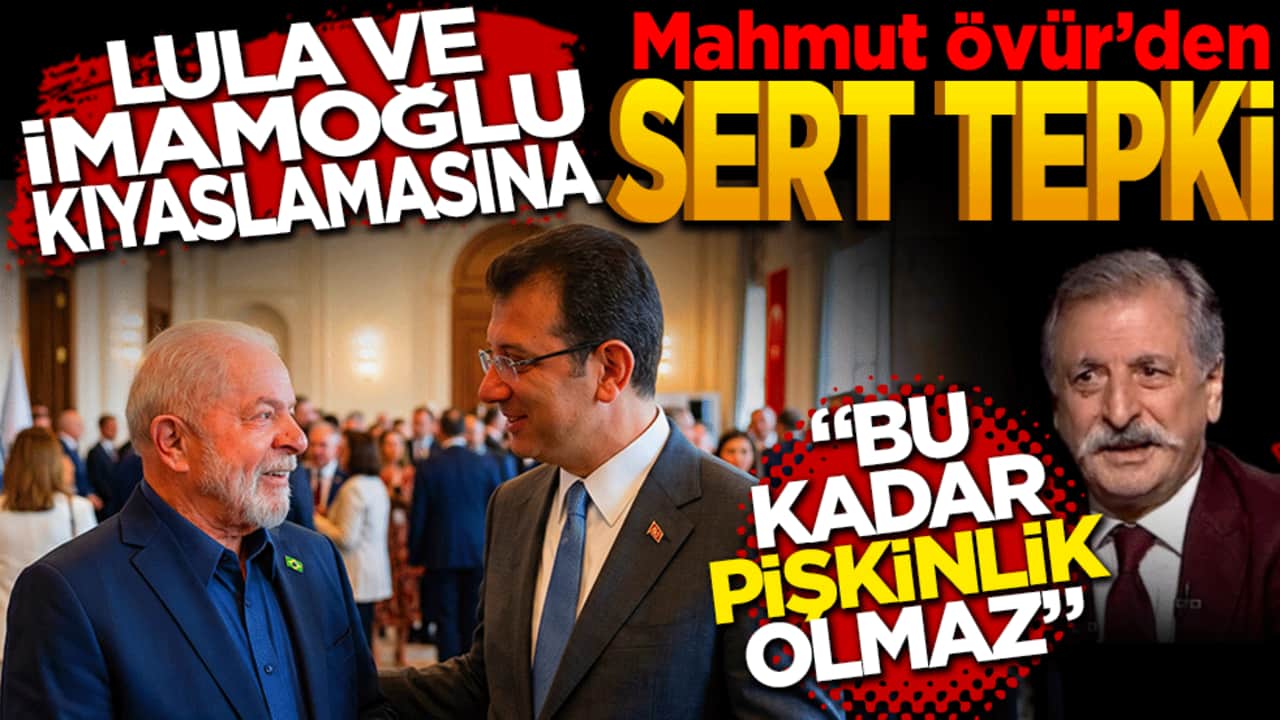 Lula ve İmamoğlu kıyaslamasına sert tepki: "Bu kadar pişkinlik olmaz"