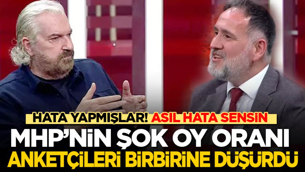 MHP’nin şok oy oranı anketçileri birbirine düşürdü