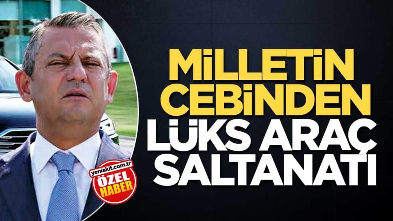 Milletin cebinden lüks araç saltanatı