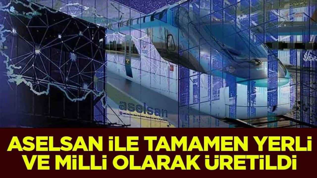 Milli Elektrikli Hızlı Tren Seti! ASELSAN ile tamamen yerli ve milli olarak üretildi