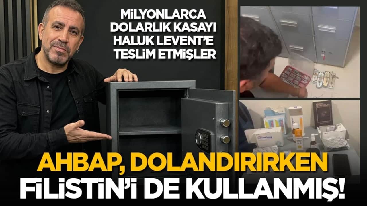 Milyonlarca dolarlık kasayı Haluk Levent’e teslim etmişler: Ahbap, dolandırırken Filistin’i de kullanmış!