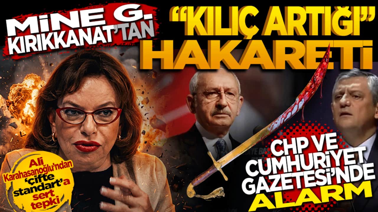 Mine Kırıkkanat’ın "Kılıç artığı" hakareti: Karahasanoğlu’ndan sert çifte standart tepkisi