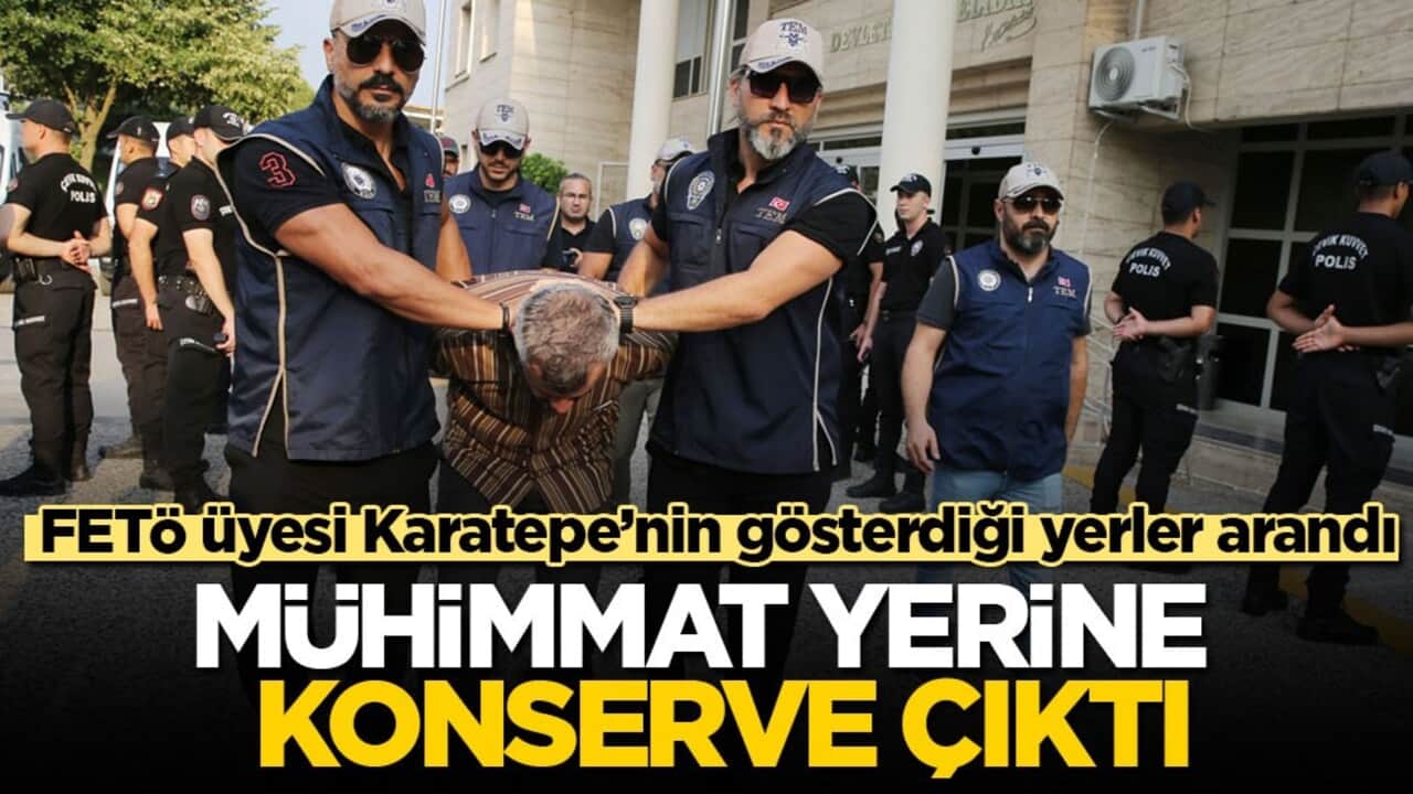 Mühimmat yerine konserve çıktı