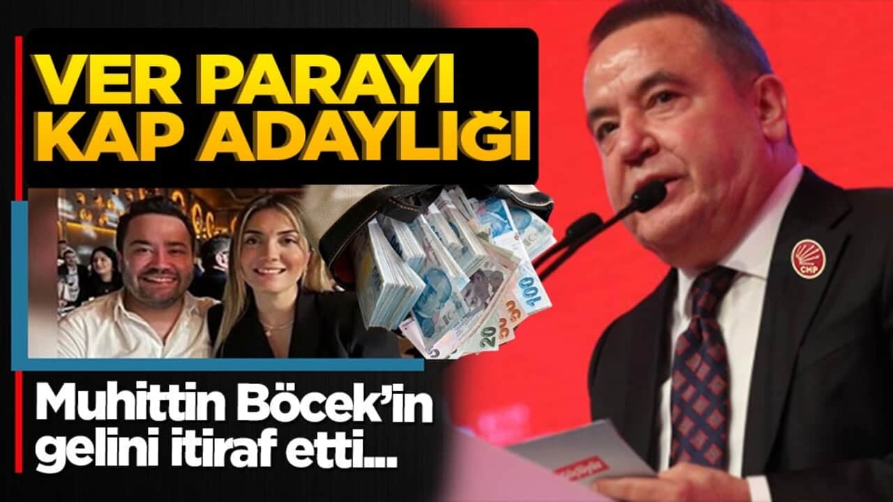 Muhittin Böcek’in gelini itiraf etti! Ver parayı kap adaylığı