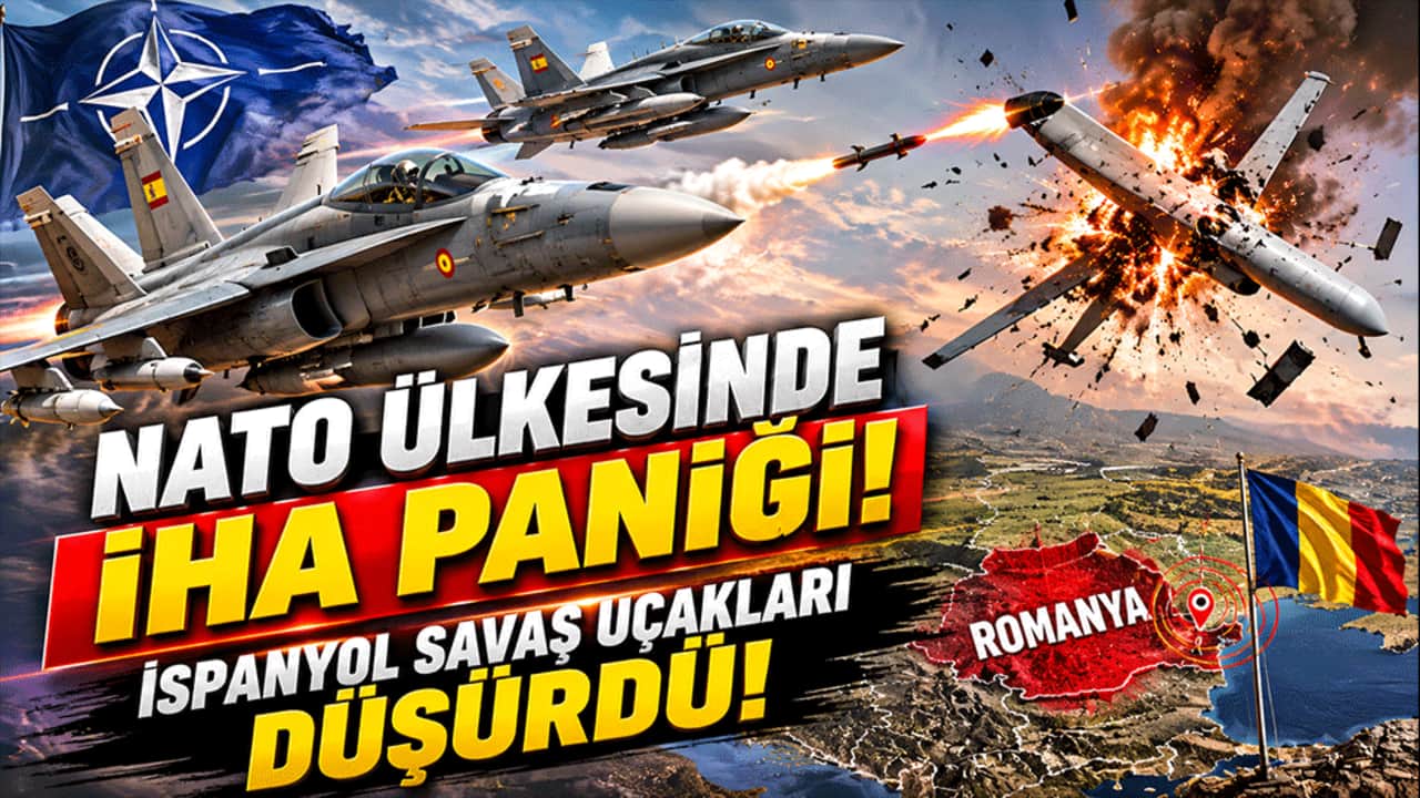 NATO ülkesinde İHA paniği! İspanyol savaş uçakları düşürdü