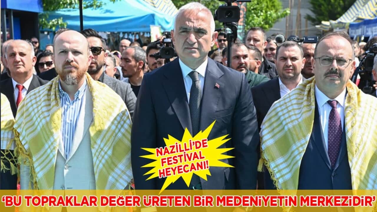 Nazilli'de festival heyecanı: Bakan Ersoy üreticiler ve sanatkârlarla bir araya geldi...