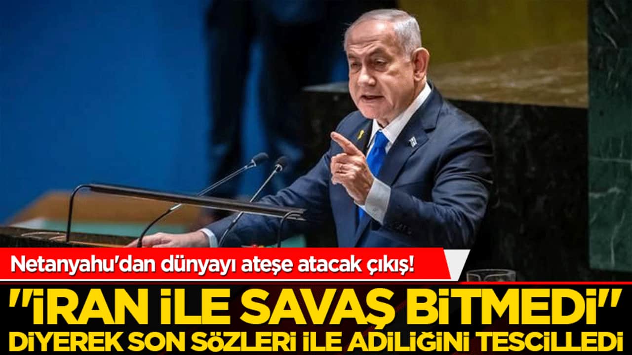 Netanyahu'dan dünyayı ateşe atacak çıkış! "İran ile savaş bitmedi" diyerek nükleer tesislerin imhasını istedi!