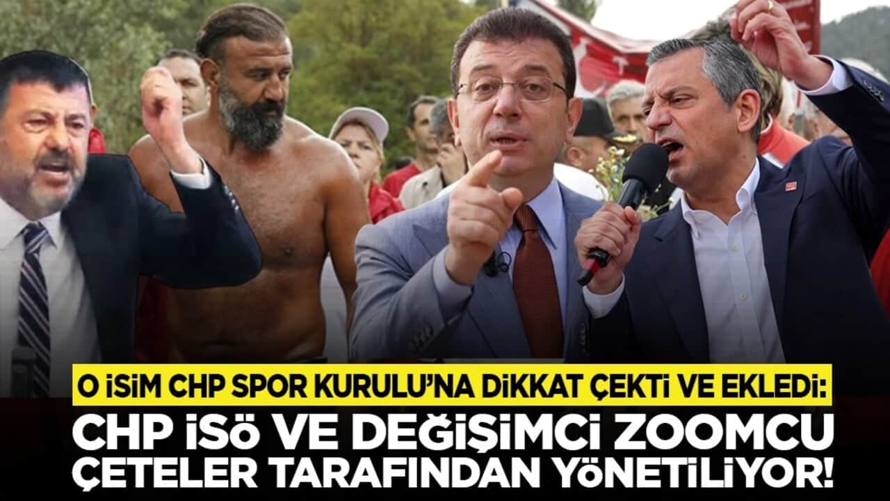 O isim CHP Spor Kurulu’na dikkat çekti ve ekledi: "CHP İSÖ ve değişimci Zoomcu çeteler tarafından yönetiliyor!"