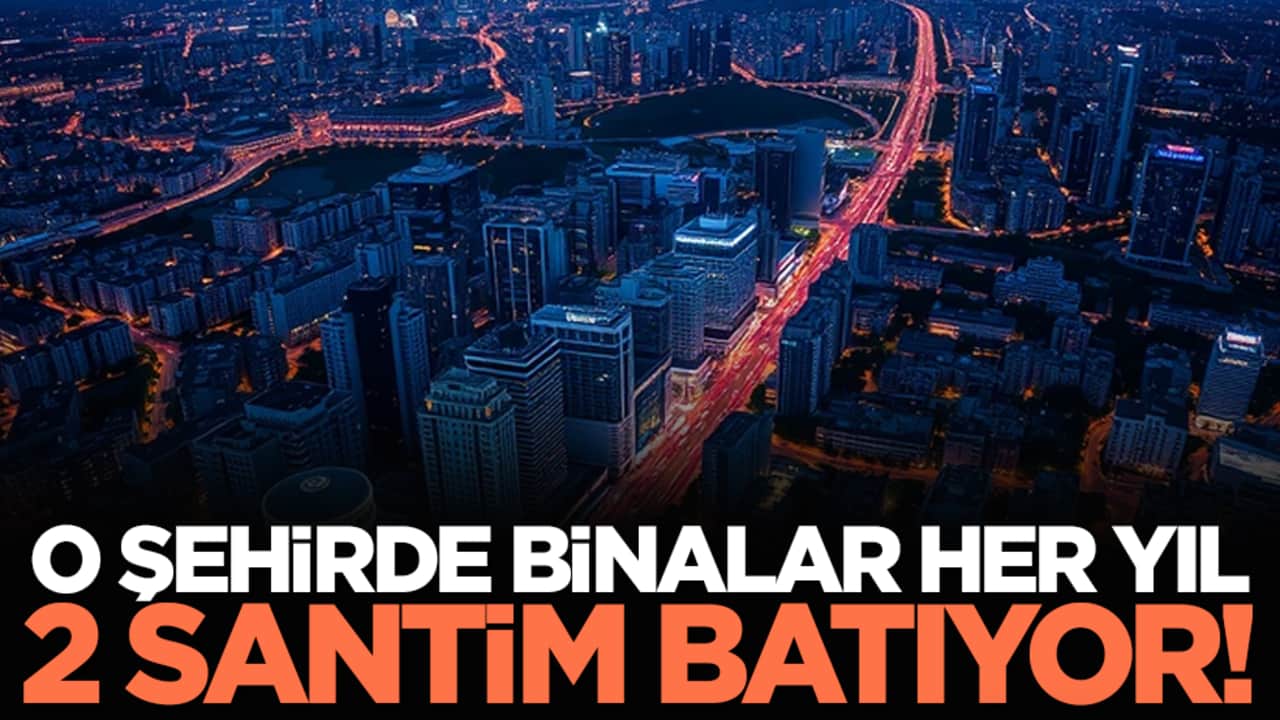 O şehirde binalar her yıl 2 santim batıyor!