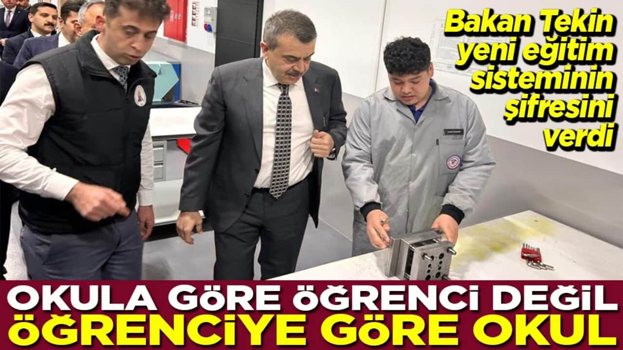 Okula göre öğrenci değil öğrenciye göre okul