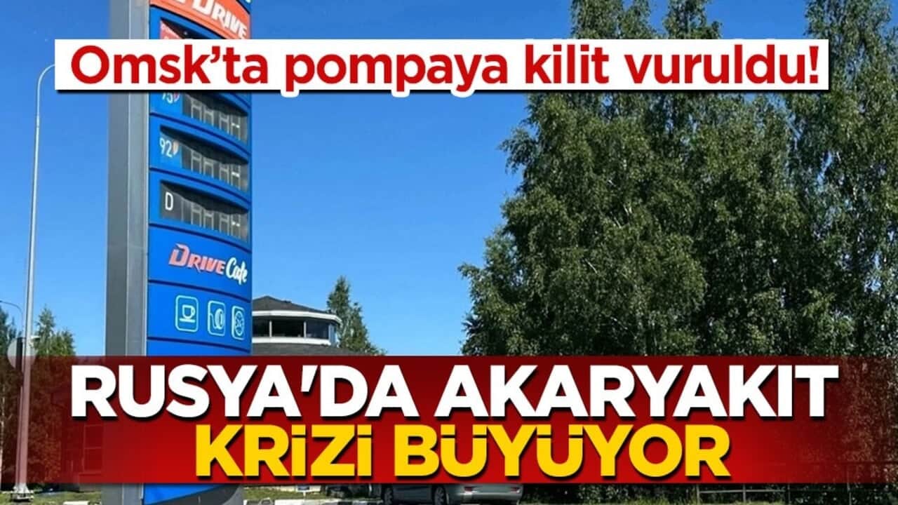 Omsk’ta pompaya kilit vuruldu! Rusya'da akaryakıt krizi büyüyor