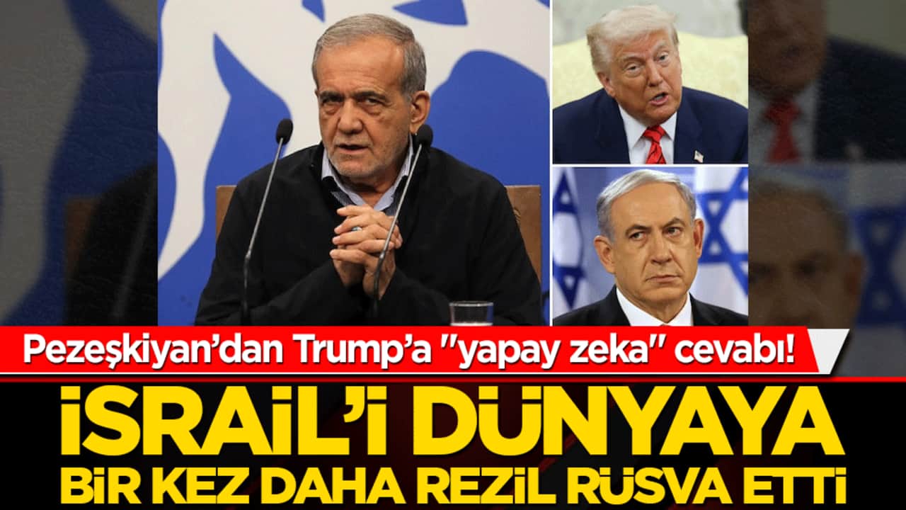 Pezeşkiyan’dan Trump’a "yapay zeka" cevabı! "İsrail'i güçlü diplomasimizle dize getirdik"