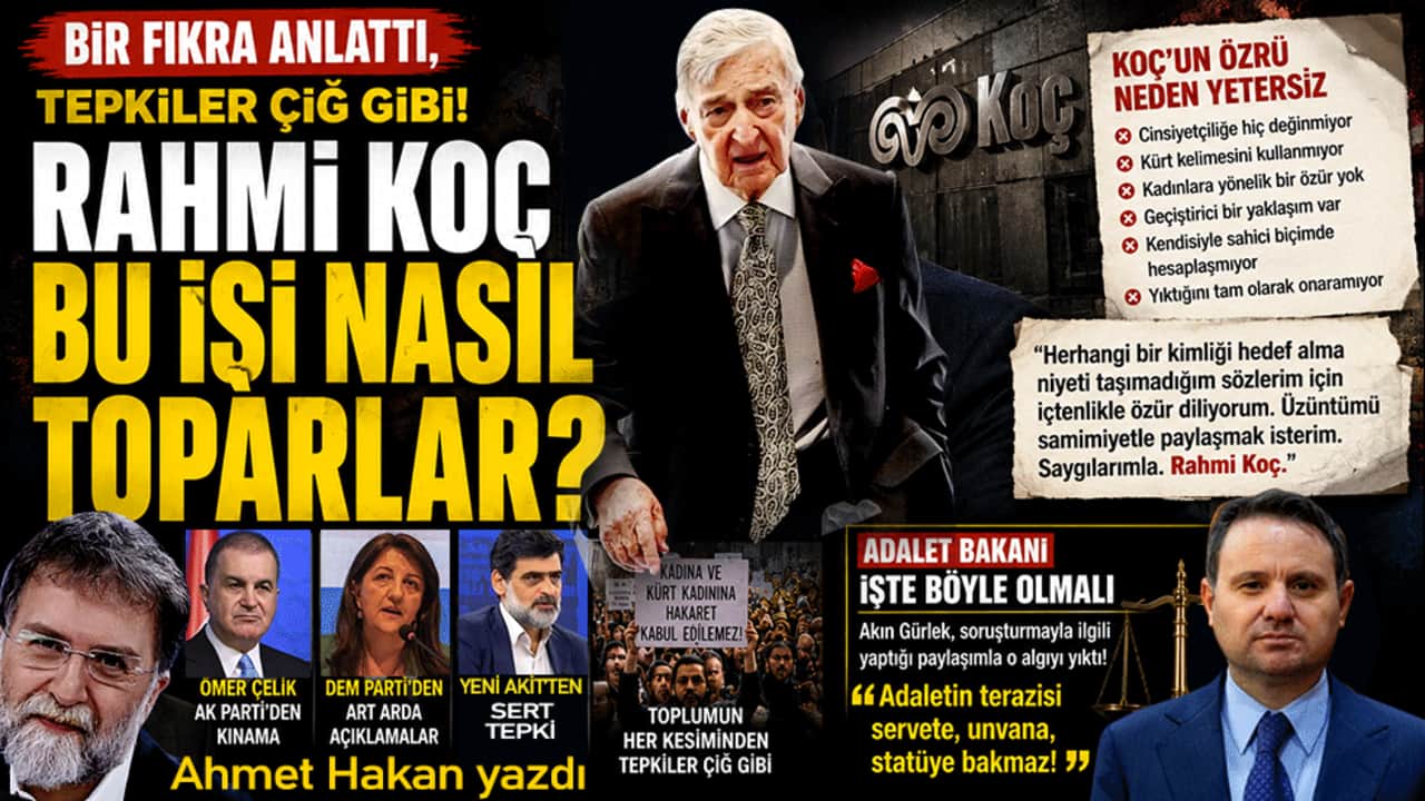 Rahmi Koç bu işi nasıl toparlar? Ahmet Hakan’dan Akın Gürlek'e övgü