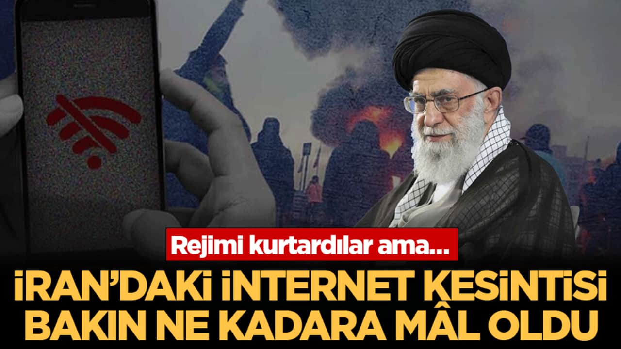 Rejimi kurtardılar ama… İran’daki internet kesintisi bakın ne kadara mal oldu
