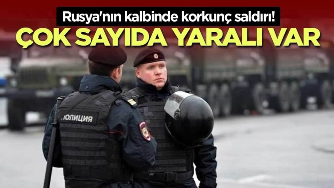 Rusya'nın kalbinde korkunç saldırı! 21 kişi yaralandı