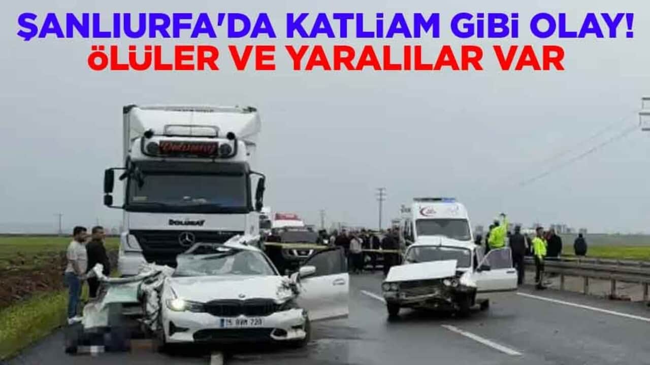 Şanlıurfa'da katliam gibi olay! Ölüler ve yaralılar var