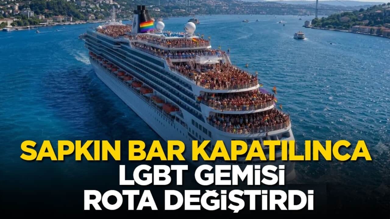 Sapkın bar kapatılınca LGBT gemisi rota değiştirdi