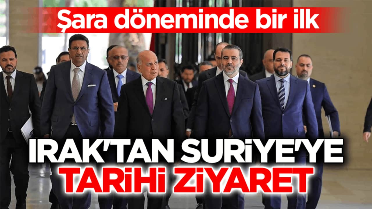 Şara döneminde bir ilk! Irak'tan Suriye'ye tarihi ziyaret
