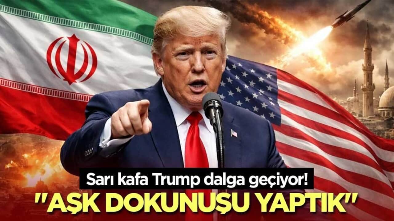 Sarı kafa Trump dalga geçiyor! "Aşk dokunuşu yaptık"